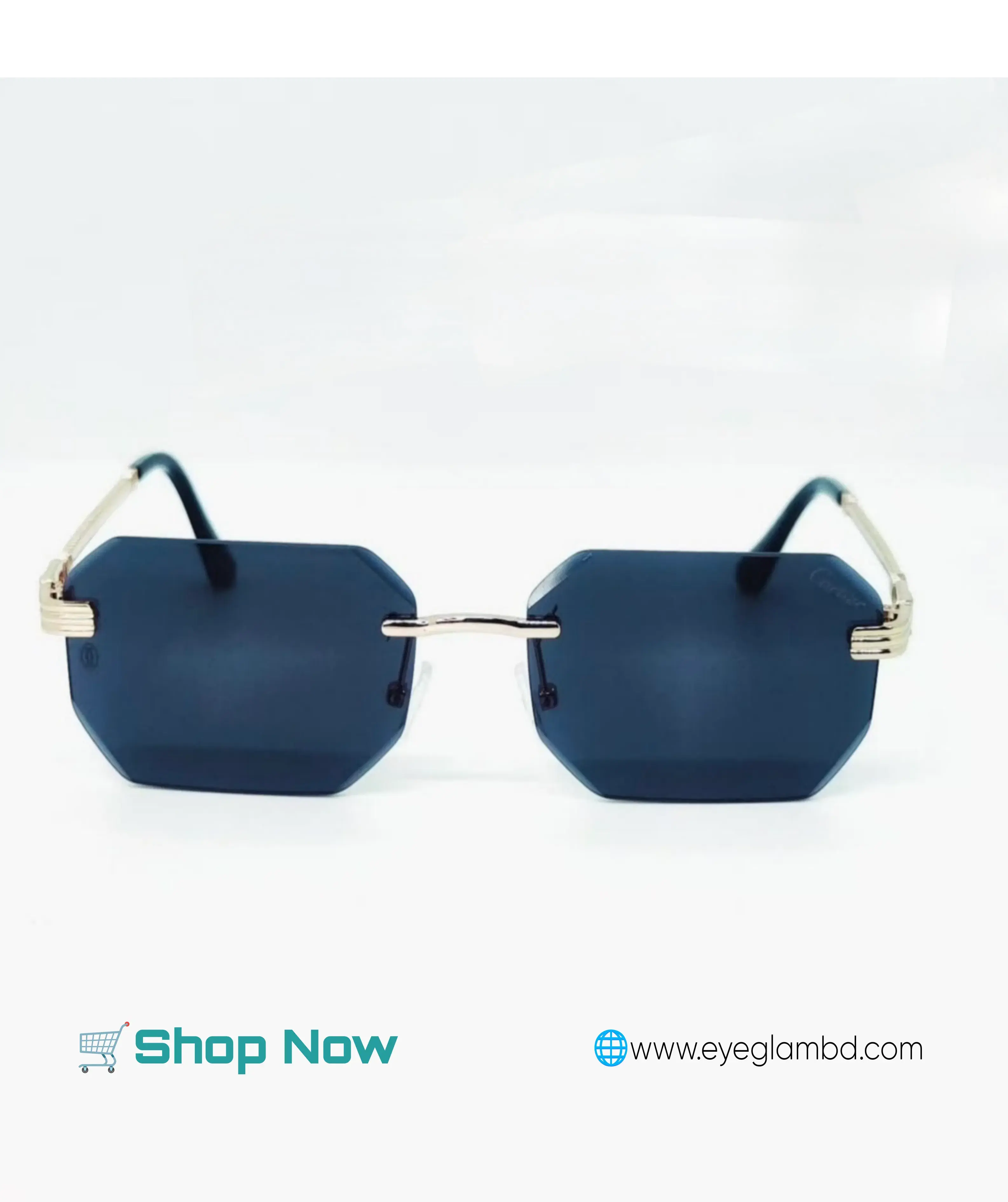 Carter Rimless Sunglasses alternate view